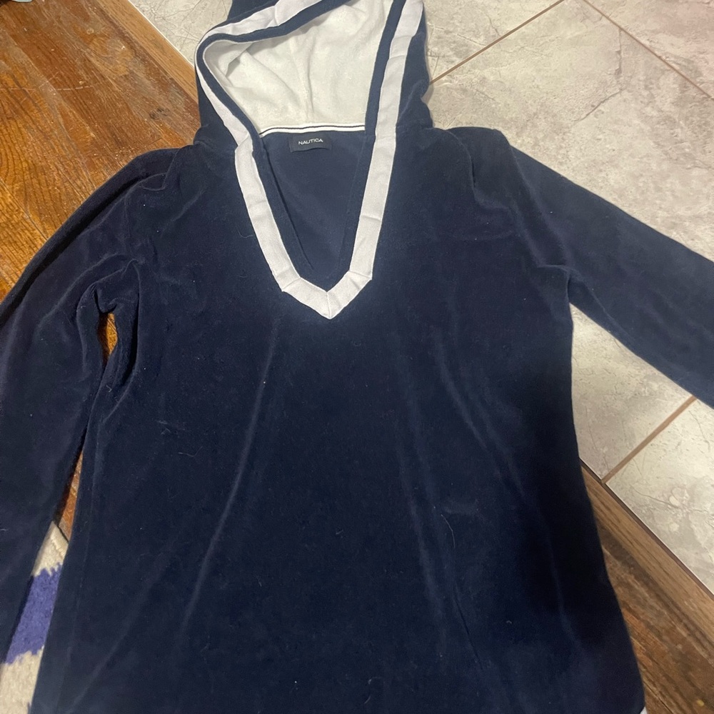 Nautica cozy beach coverup